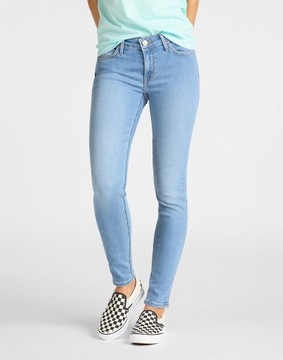 LEE spodnie REGULAR skinny BLUE jeans SCARLETT _ W27 L33