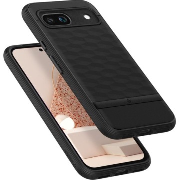 Pouzdro Spigen pro Pixel 8a, hybridní štíhlé zadní kryt, geometrický vzor