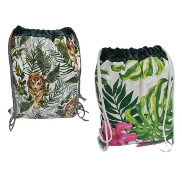 Сумка хлопчатобумажная для детского сада и школы 35х40 - Сумка-Рюкзак Именной тег