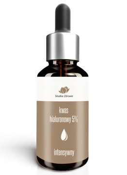 KWAS HIALURONOWY 30ml 3-aktywny serum żel MOCNY 5%