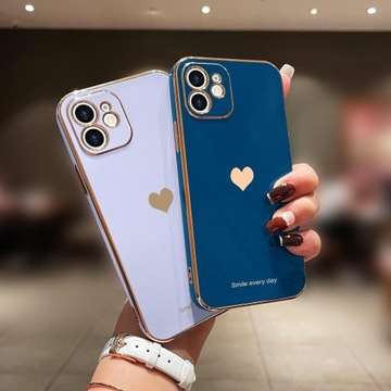 Чехол для iPhone 15 pro max с милым узором в виде сердечек для женщин и девочек