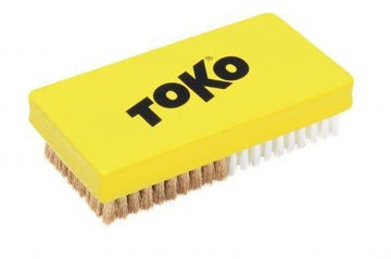 Szczotka prostokątna do nart Toko - Combi nylon/miedź