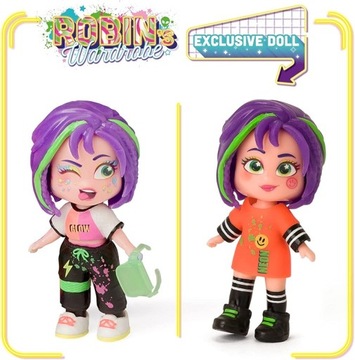 НАБОР KOOKYLOOS ГАРДЕРОБ ШКАФ РОБИН КУКЛА 2 наряда + АКСЕССУАРЫ 18217