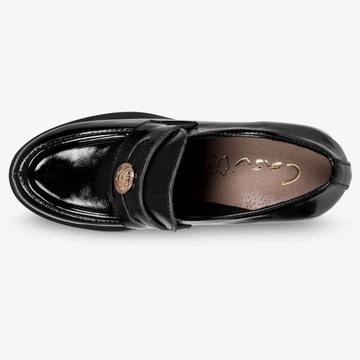 КОЖАНЫЕ ТУФЛИ ЖЕНСКИЕ, ОКРАШЕННЫЕ, размер 36.