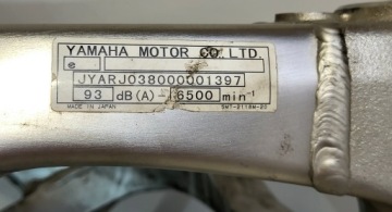 Рама + документы ФРАНШИЗА Yamaha YZF R6 1998-2002r