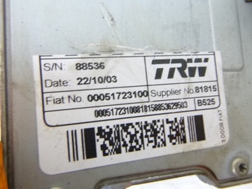 FIAT OE 00051723100 SLOUPEC VOLANT