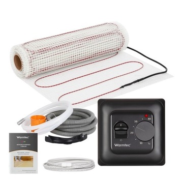 Mata grzejna grzewcza zestaw pod płytki DSH-10/T73-CC 1m2 Warmtec 160W/m2