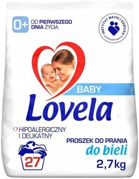 Lovela BABY Proszek prania Dzieci Białego 2,7 kg