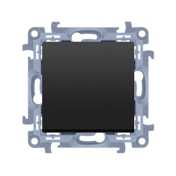 SIMON 10 łącznik pojedynczy czarny CW1/49