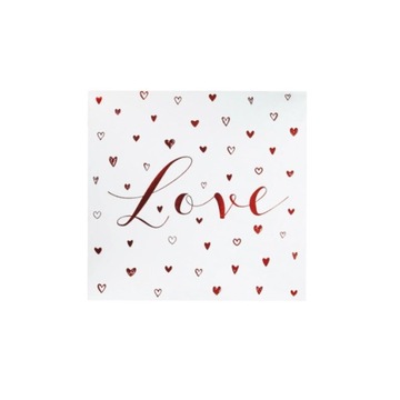 Etui na płytę CD DVD LOVE białe Folder Koperta Walentynki Zakochani Ślub