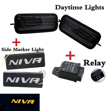 SVĚTLA ZADNÍ LED DO PULT NIVA 4X4 Z FUNKCE DENNÍHO OSVĚTLENÍ