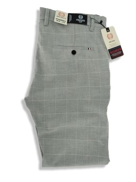 МУЖСКИЕ БРЮКИ ЭЛЕГАНТНЫЕ 24C В КЛЕТКУ W38 98-100 СМ