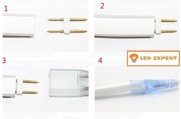 Разъем NEON LED 4 PIN LEDEXPERT RGB лента-шланг