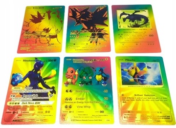 Карточки RAINBOW Pokemon 55 шт. КОЛЛЕКЦИОННЫЙ НАБОР