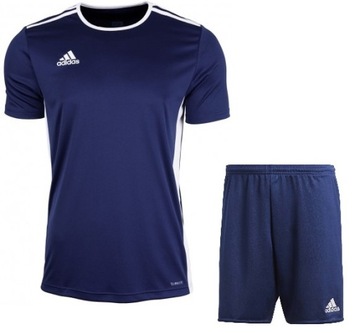 Adidas komplet piłkarski KOSZULKA + SPODENKI r.M