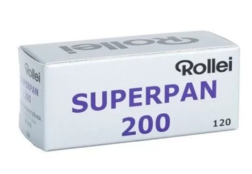 Rollei Superpan 200 negatyw czarno-biały typ 120