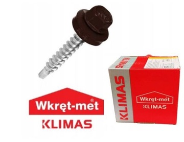WKRĘTY FARMERSKIE 4,8x35mm RAL 8017 FARMERY 250szt