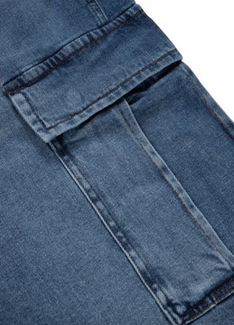 Męskie Spodnie Jeansowe Bojówki Pitbull Classic Wash Deerhorn Jeansy