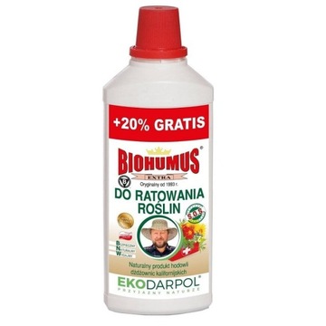 BIOHUMUS Extra SOS DO RATOWANIA ROŚLIN nawóz 1L