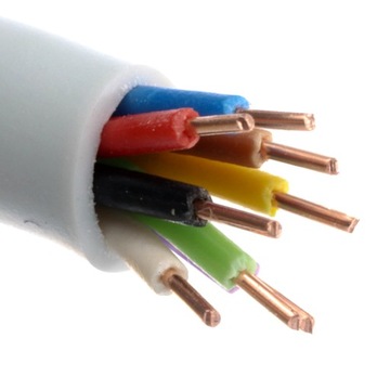 Kabel 8 żyłowy przewód do domofonu alarmowy YTDY 8x0,5 - 1m.