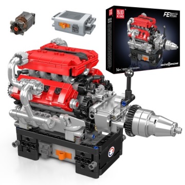 Stavební Stavebnice Mould King 10204 pro italský motor V8