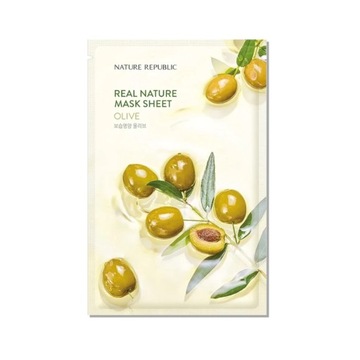 Nature Republic Real Nature Mask Sheet Olive 23 ml