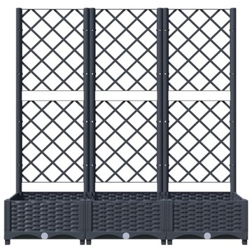 Горшок VidaXL 120 см х 40 х 121,5 см, пластик