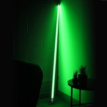 Zielona Świetlówka LED Neon Nietłukąca Wtyczk 230V