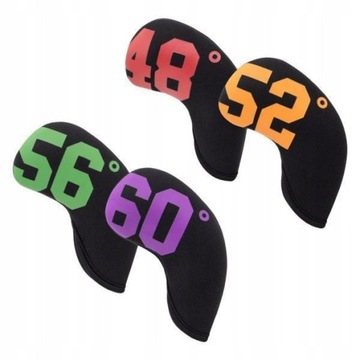 3x 4 sztuki Golf Headcover Neopren Nie z