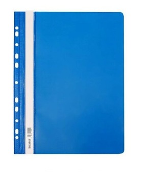Skoroszyt A4 TWARDY PVC wpinany 1 sztuka niebieski