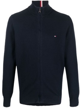 Sweter kardigan z golfem Tommy Hilfiger M