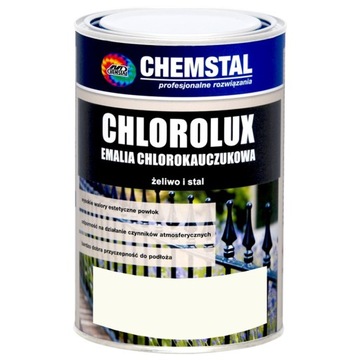 CHEMSTAL CHLOROLUX Emalia chlorokauczukowa do metalu Biały 10L