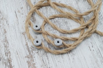 керамический фарфоровый держатель кабеля лампа-паук витой держатель кабеля