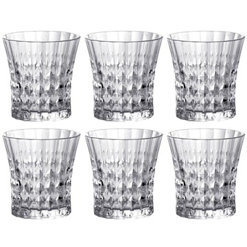 Szklanki do whisky szkockiej OZDOBNE GLAM 6x 255ml