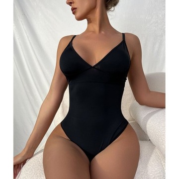 Damskie body Shapewear w kształcie litery T. Piękne, rozciągliwe koszulki na co dzień