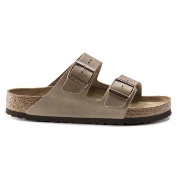 Sandały damskie formowane Birkenstock Arizona OLEJOWANA SKÓRA SOFT FOOTBED