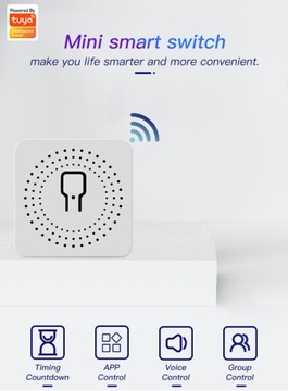 PRZEKAŹNIK MODUŁ WŁĄCZNIK DOPUSZKOWY WIFI GNIAZDKO TUYA SMART 16A BarON