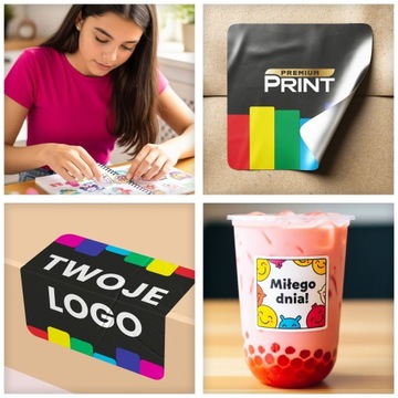 Наклейки с логотипом, водонепроницаемые этикетки 25 мм, 704 шт, любая печать + авторефер