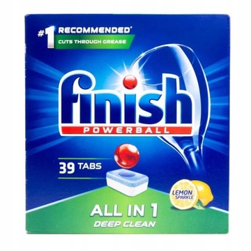 TABLETKI DO ZMYWARKI FINISH 39TAB ALL IN 1 CYTRYNA
