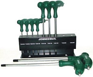 Klucze wpustowe TORX z rączką Jonnesway H10MT09S