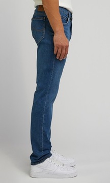 Lee RIDER SLIM Solar Blue легкие приталенные мужские джинсовые брюки W34 L34