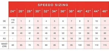 Speedo kąpielówki męskie Spodenki 800722000134 rozmiar 36