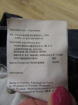HUGO BOSS ORANGE męskie jeansy spodnie regular _ 32/32