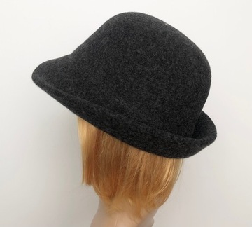 Elegancki, damski kapelusz jesienny/zimowy, wełna