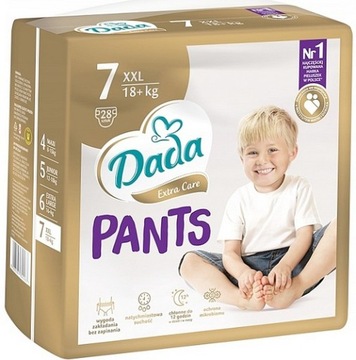 Pieluchomajtki Dada Pants Extra Care 7 XXL x 28