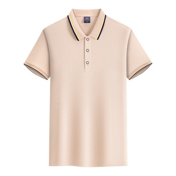Elegancka Letnia Moda: Wygodna Koszulka Polo Z Szerokim Kołnierzem, XXL