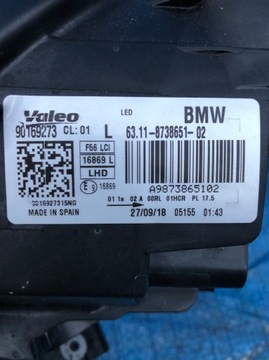 MINI F54,F55,F56,F57 СВЕТОДИОДНЫЕ ПЕРЕДНИЕ ФОНАРИ LCI LIFT