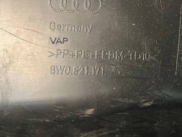 AUDI A4 B9 PODBĚH LEVÝ PŘEDNÍ 8W0821171K