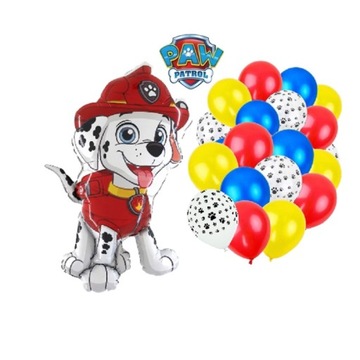 Balony PSI PATROL zestaw na urodziny Marshall 21sz