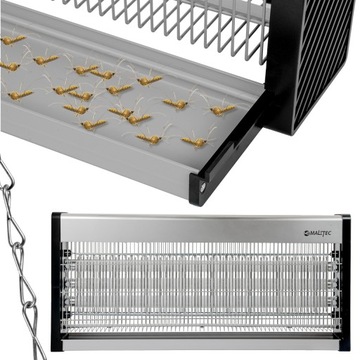 УФ ИНСЕКТИЦИДНАЯ ЛАМПА ДЛЯ КОМАРОВ, ЭЛЕКТРИЧЕСКАЯ МОЩНАЯ ЛОВУШКА 60ВТ 300м2